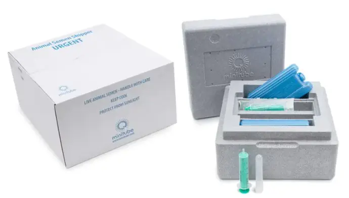 Boite d&#39;envoi réfrigéré, semence réfrigérée, sperme réfrigéré